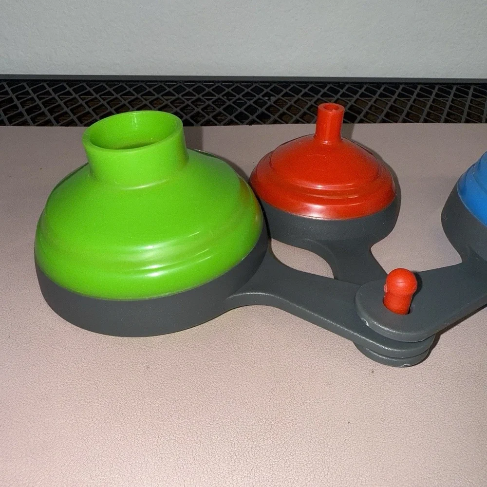 Collapsible Silicone Funnel Set of 3 Nesting Kitchen Funnels w‎ Hanging Ring